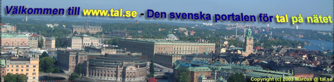 Välkommen till www.tal.se - Den svenska portalen för tal på nätet!